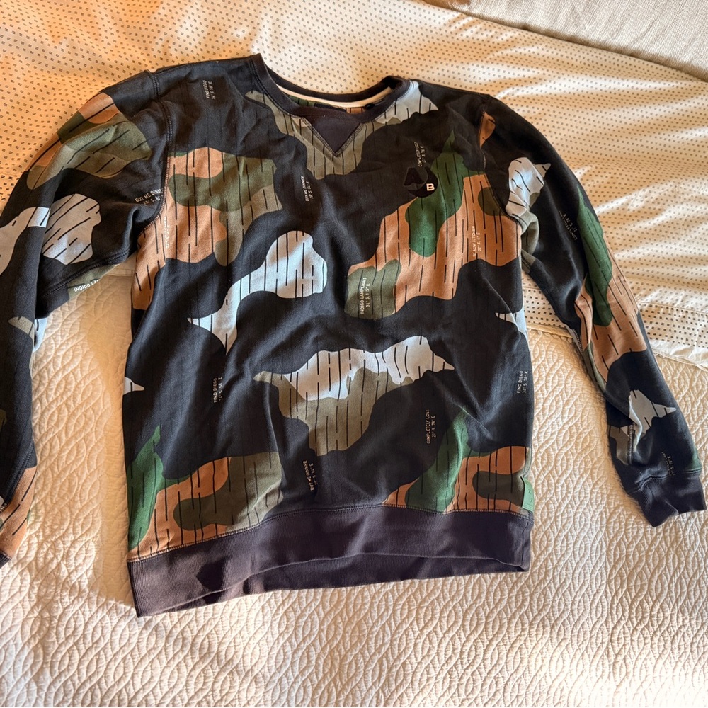 Scotch & Soda Men's Camouflage Crewneck Sweater